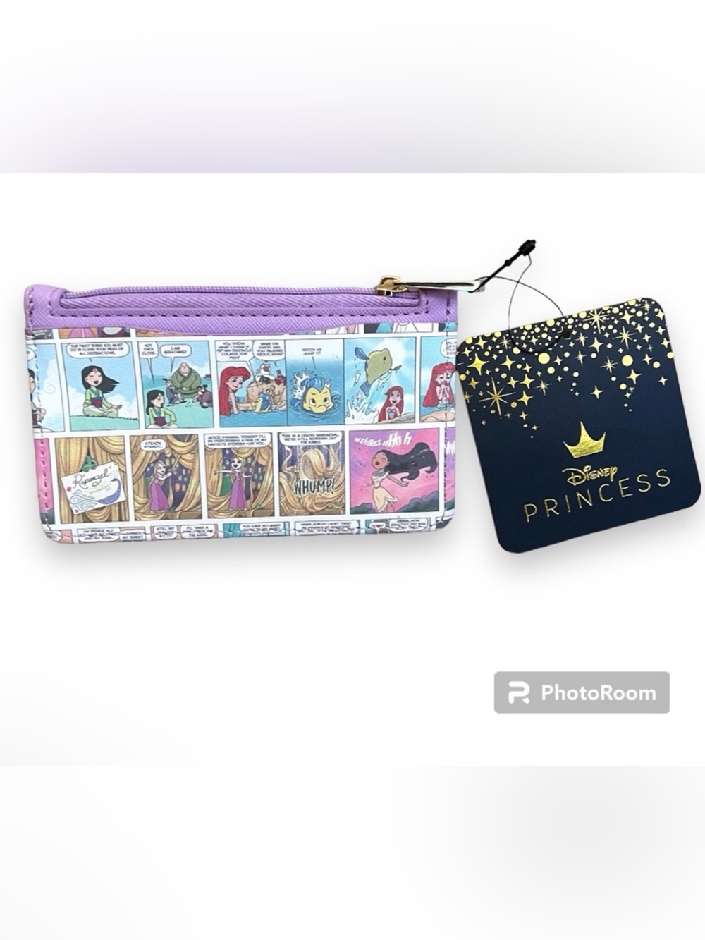 Disney Princesses Comic Art Allover Print Cardholder